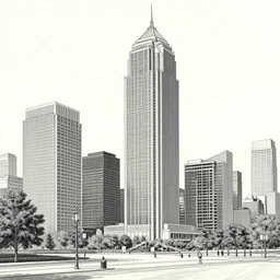 Detroit by Kilian Eng, minimalist, detailed