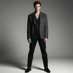 jason fletcher posing in a fashion photo