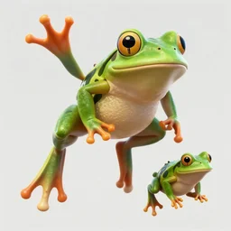 3 d render of a flying frog, artstation, cgsociety, featured on deviantart, unreal engine 5, zbrush, dynamic pose, official art, high resolution, highly detailed, deviantart hd, artstation hd, 2 d game art, daz 3 d, concept art