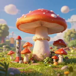 🥷🛻⛽🍄, hyper detailed, masterpiece, artstation, advanced lighting technology, stylized yet realistic surrealism, 4 k wallpaper