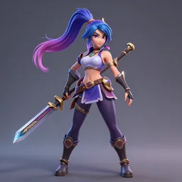 3d render of Akali