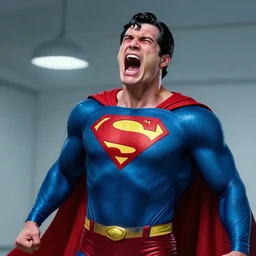 painful Superman >yelling<<<< crazy insane