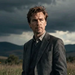 cinematic film still of John Krasinski