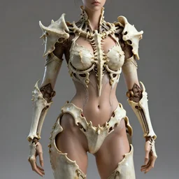 hyper realistic beautiful armor made of dragon bones. complex, sexy, highly detailed. studio light, fantasy, concept art, no grain, unreal engine 5, artstation, no blur, octane render.