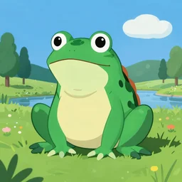 a portrait of a 🐸 in a scenic environment by by alvar aalto