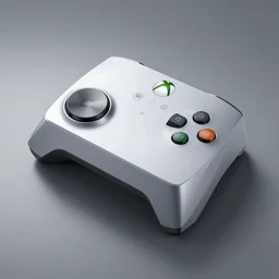 rendering of the newest xbox console in the year 2050