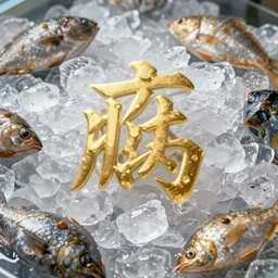 Shadowverse, League of Legends, Mobile Legends, fish seafood markets, seafood in preserved in ice, golden Chinese text, holistic medicine advertisement, biopunk toys Made in China, slots casino mobile game