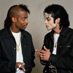 michael jackson and tupac talking ( 1 9 9 7 ), 4 k -