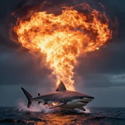 shark fire tornado
