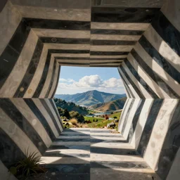 neuroscientific optical illusion making the viewer question reality, visual illusion, induced hallucination