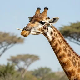 giraffe smoking a joint