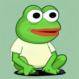 forsen the twitch streamer as pepe the frog fan art, digital art, detailed