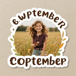 september sticker