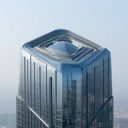 skyscraper roof, penthouse on top of skyscraper, photorealistic, slick, smooth, modern, futuristic, glassy, reflective streamlined