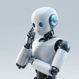 robot feeling emotions, birth of consciousness, 4 k, detailed