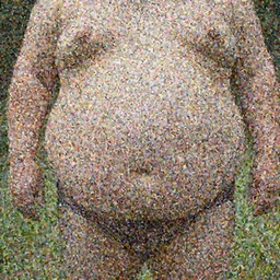 very fat, pig belly, beery belly
