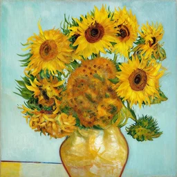 Sunflowers painting by Van Gogh