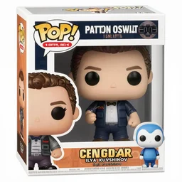 patton oswalt, funko pop and nendoroid mashup, by tom bagshaw, pixar and ilya kuvshinov, rtx rendering, octane render 1 2 8 k, maya, extreme high intricate details by wlop, digital anime art by ross tran, medium shot, composition by sana takeda, dramatic lighting by greg rutkowski