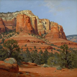 sedona arizona painting by thomas cole