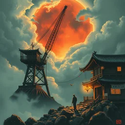album cover of dynamite cranefolk by akihiko yoshida