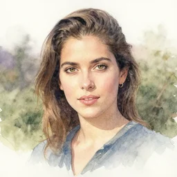 a beautiful watercolor painting by Alvaro Castagnet