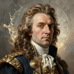 Portrait of Geert Wilders as emperor napoleon,  amazing splashscreen artwork, splash art, head slightly tilted, natural light, elegant, intricate, fantasy, atmospheric lighting, cinematic, matte painting, by Greg rutkowski