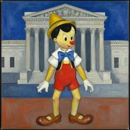pinocchio at the supreme court by matisse