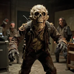 still frame from john carpenter's the thing in the backrooms. photorealistic. intricate details. 3 5 mm photograph. dramatic lighting. action shot. absolute focus. masterpiece.