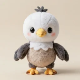 a cute ( dnd ) griffon! with seagull head plush! doll