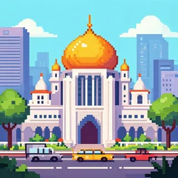 jakarta pixel art pinterest trending by sascha naderer