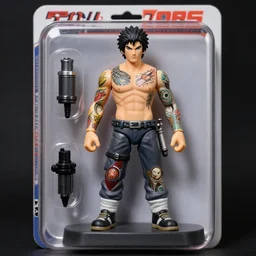 a tattooist action figure