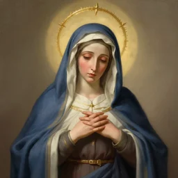 portrait of mother mary our lady of sorrows by greg hildebrandt