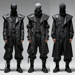 beautiful androgynous high fashion avant garde techwear look and clothes, we can see them from feet to head, highly detailed and intricate, hypermaximalist, luxury, cinematic, rick owens, yohji yamamoto, y 3, outfit photo, trending on r / streetwear