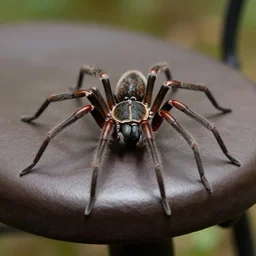 spider in chair