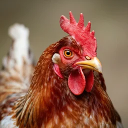 prisoner with chicken head