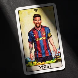 tarot card of Lionel Messi