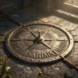 markered floor trap, stone floor, dnd fantasy digital art, high detail, realistic