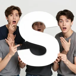 youtubers reacting to the letter S