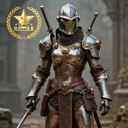 steampunk warrior, 8 k, hdr, smooth, sharp focus, high resolution, award - winning photo