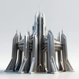 modern metal fortress ,highly detailed, 4k, HDR, award-winning, artstation, octane render