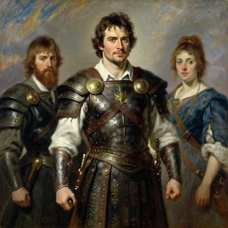 henry cavill as a warrior, painting by gaston bussiere, craig mullins, j. c. leyendecker, claude monet
