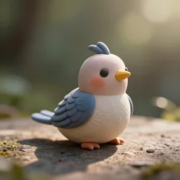 the cutest little polymer clay 🐣, unreal engine, bokeh