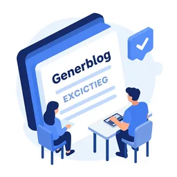 isometric flat art graphic for generate blog paragraph that is exciting and promotional