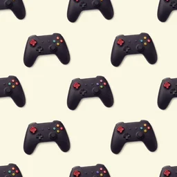 a seamless pattern of 🎮