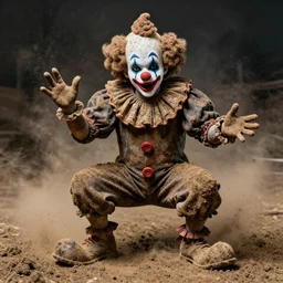 dirt - covered night clowns