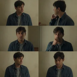 Scenes of a man's life with bad fortune -8