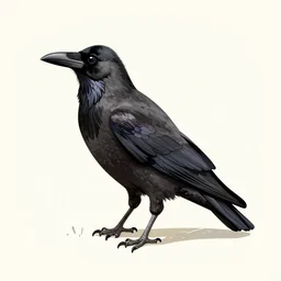 illustration of a buff crow by stephen gammell, francis bacon