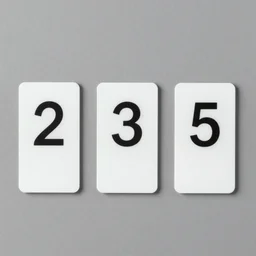 products of 2, 3 and 5