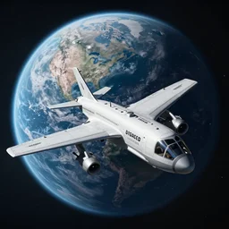still of star citizen's freelancer orbiting a planet, 8 k, unreal engine, nvidia 3 0 8 0 graphics