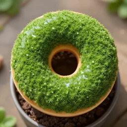 a donut shaped plant
